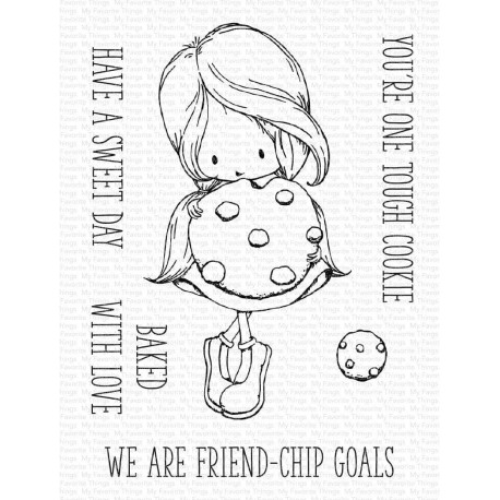 My Favorite Things Friend-Chip Goals Clear Stamps