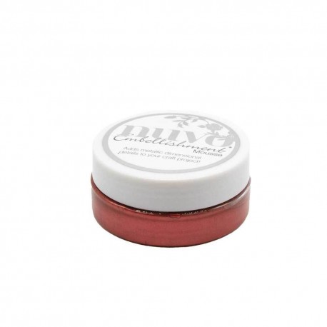Nuvo Embellishment Mousse Antique Red