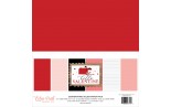 Echo Park Hello Valentine Coordinating Solids Paper Pack 30x30cm