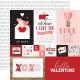 Echo Park Hello Valentine Collection Kit 30x30cm