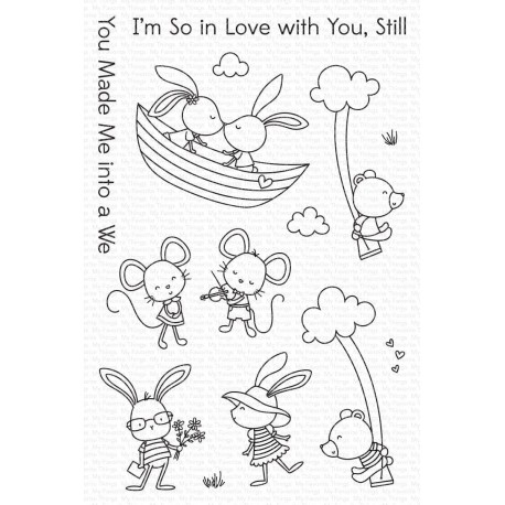 My Favorite Things I'm So In Love With You, Still Clear Stamps