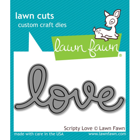 Lawn Fawn Scripty Love Die