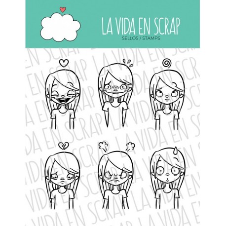 Alua Cid Emocionada Clear Stamp