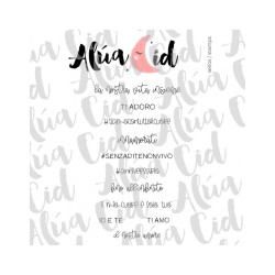 Alua Cid MESSAGGI INNAMORATI Clear Stamp