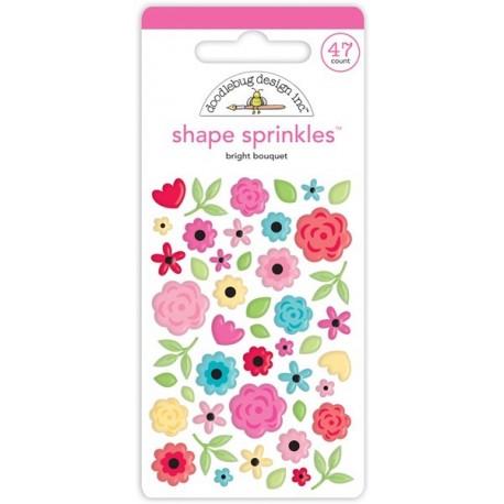 Doodlebug Design Bright Bouquet Assortment Sprinkles