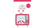 Doodlebug Design Telly Time Shaker-Pops