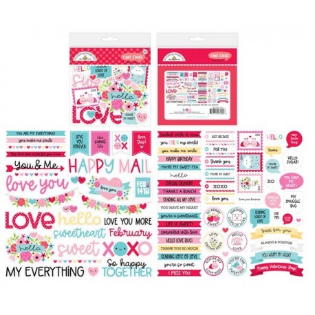 Doodlebug Design Lots Of Love Chit Chat 88pz