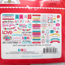 Doodlebug Design Lots Of Love Chit Chat 88pz