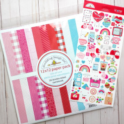 Doodlebug Design Lots Of Love Icons Stickers