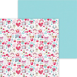 Doodlebug Design Lots Of Love Paper Pack 30x30cm