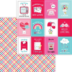 Doodlebug Design Lots Of Love Paper Pack 30x30cm