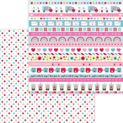 Doodlebug Design Lots Of Love Paper Pack 30x30cm