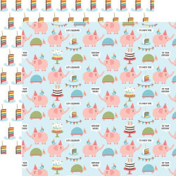 Echo Park Birthday Girl Collection Kit 30x30cm