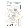 HA-PI Little Fox Grandes Pivoines Clear Stamp