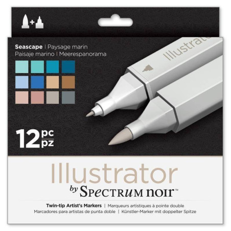 Spectrum Noir Illustrator Seascape 12pz