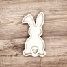 KReA Coniglietta Cuore di Pasqua Shaker in Legno