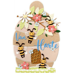 Marianne Design Craft Stencil Beehive By Marleen