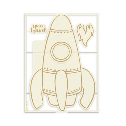 Piatek13 Light Chipboard ALBUM BASE ROCKET 07