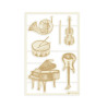 Piatek13 Light Chipboard Embellishments YOU CAN BE 06
