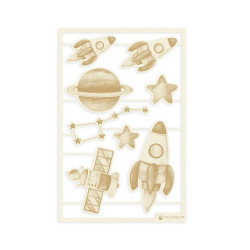 Piatek13 Light Chipboard Embellishments YOU CAN BE 04