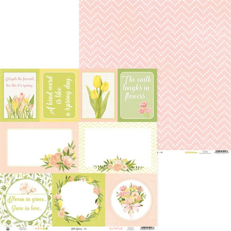 Foglio Piatek Paper HELLO SPRING 05 30x30cm