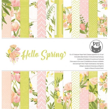 Piatek HELLO SPRING Paper Pad 30x30cm