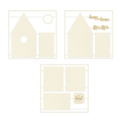 Piatek13 Light Chipboard BIRDHOUSE 06