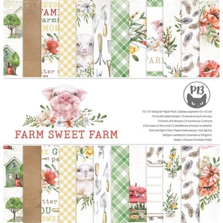 Piatek ARM SWEET FARM Paper Pad 30x30cm