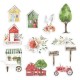 Piatek Ephemera Set FARM SWEET FARM 12pcs