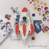 Piatek13 Light Chipboard ALBUM BASE ROCKET 07