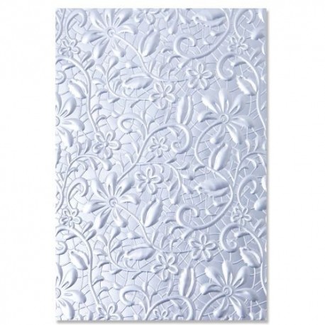 3-D Textured Impressions Embossing Folder - Lacey 665324