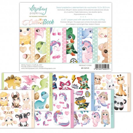 Mintay Papers Cute Book 15x20cm