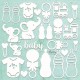 Mintay Papers Chippies Decor Baby Set