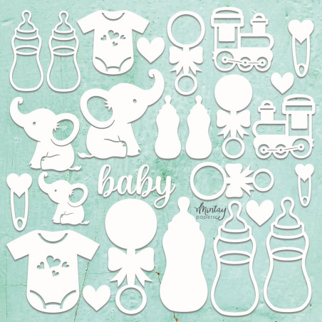 Mintay Papers Chippies Decor Baby Set