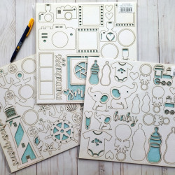 Mintay Papers Chippies Decor Baby Set