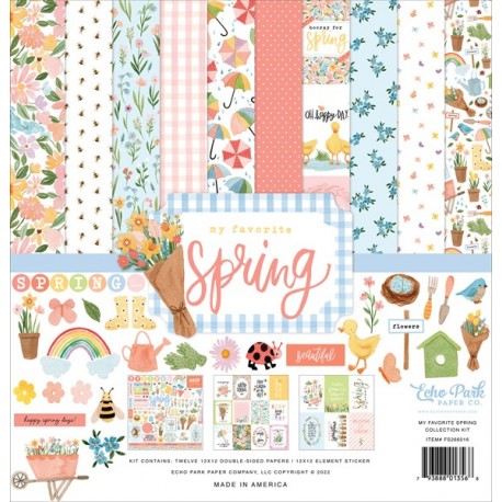 Echo Park My Favorite Spring Collection Kit 30x30cm