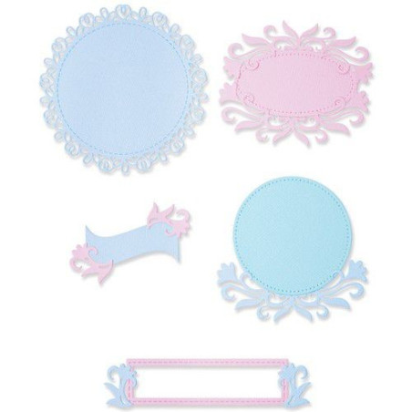 Thinlits Die Set 8pz - Flourish Frames 665803