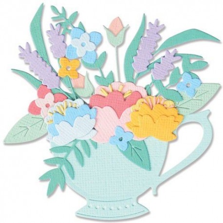 Thinlits Die Set 10pz - Tea Time 665806