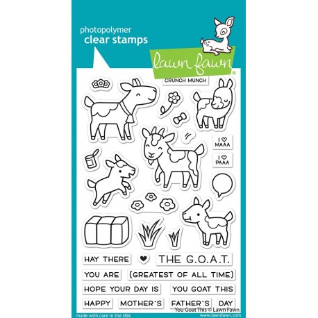 LAWN FAWN You Goat This Clear Stamp