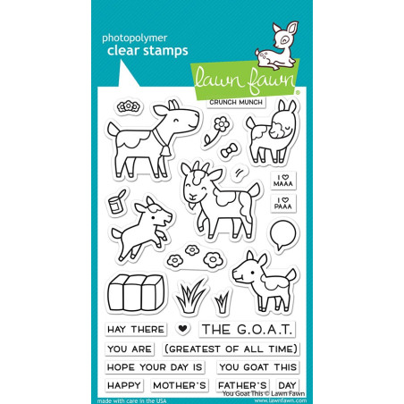 LAWN FAWN You Goat This Clear Stamp