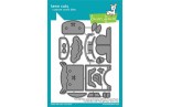 LAWN FAWN Tiny Gift Box Goat & Llama Add-On Dies