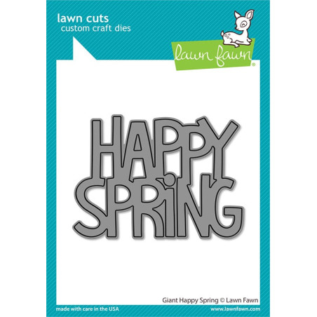 LAWN FAWN Giant Happy Spring Die