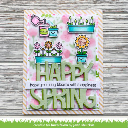 LAWN FAWN Giant Happy Spring Die