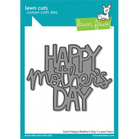 LAWN FAWN Giant Happy Mother's Day Die