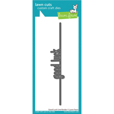 LAWN FAWN Good Luck Line Border Die