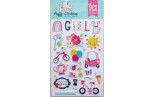 Echo Park Play All Day Girl Puffy Stickers