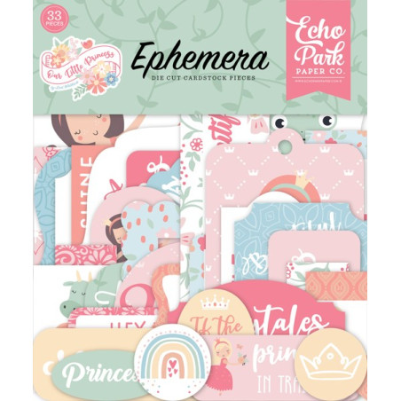 Echo Park Our Little Princess Ephemera 33pz