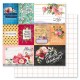 Prima Marketing Painted Floral Paper Pad FOILED 30x30cm