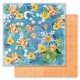 Prima Marketing Painted Floral Paper Pad FOILED 30x30cm