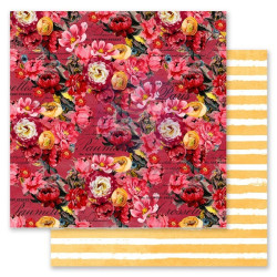 Prima Marketing Painted Floral Paper Pad 15x15cm